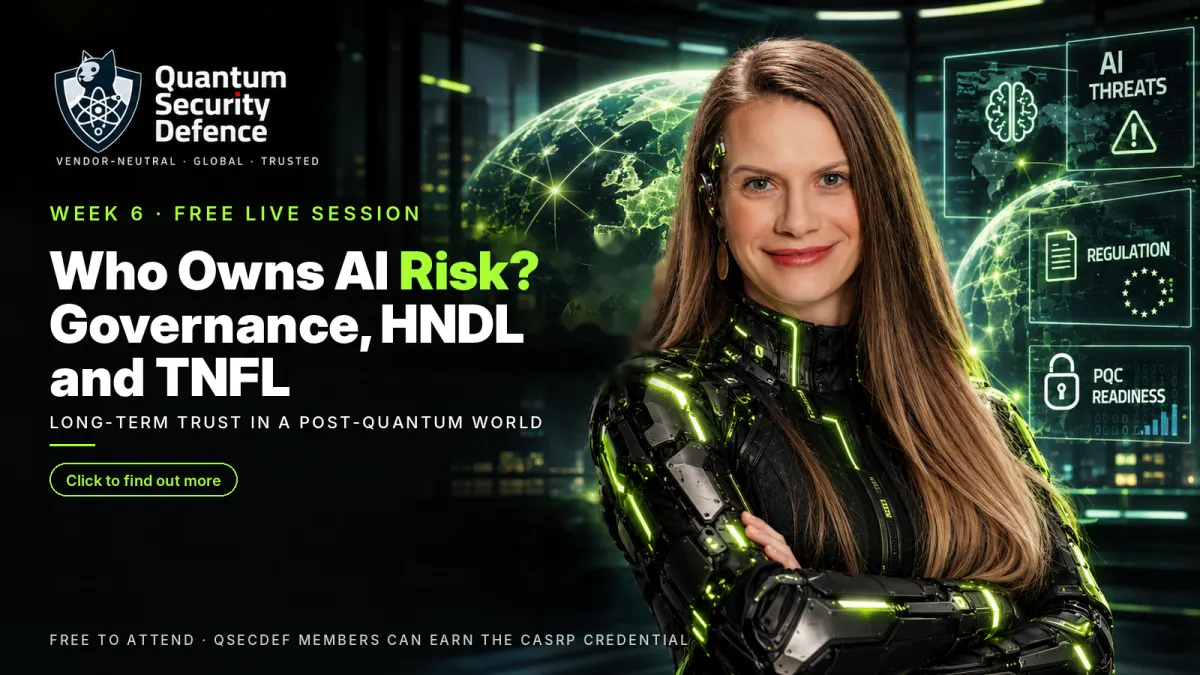 Week 6: Who Owns AI Risk? Governance, HNDL and TNFL