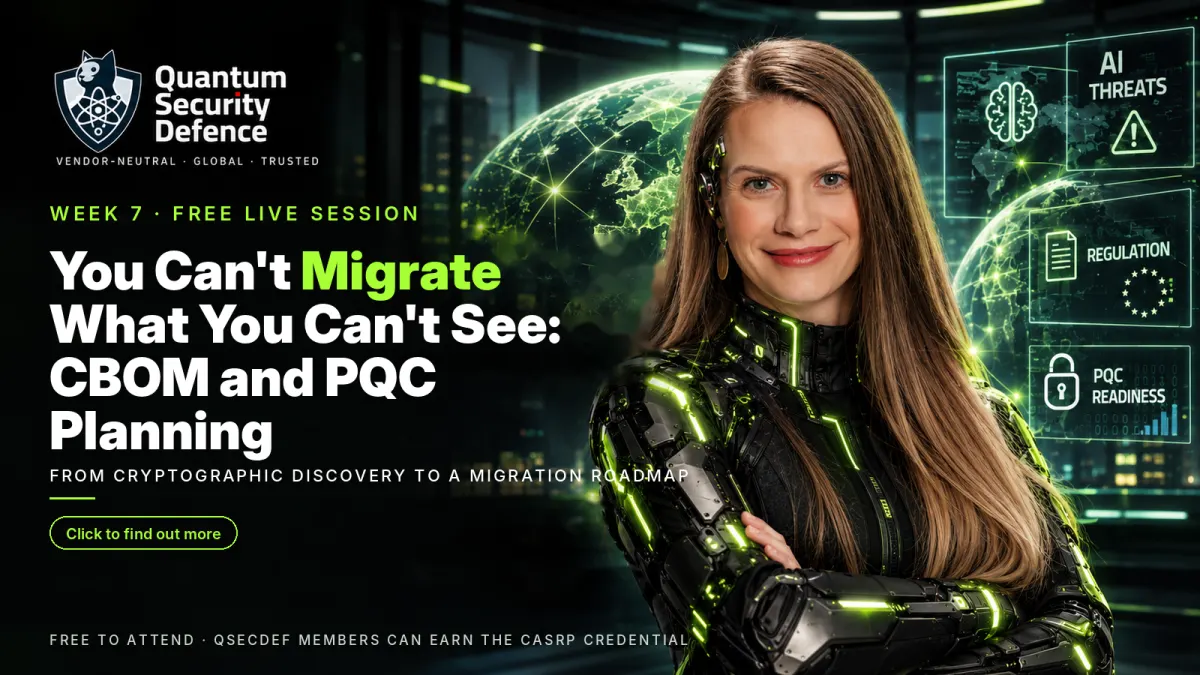 Week 7: You Can't Migrate What You Can't See: CBOM and PQC Planning