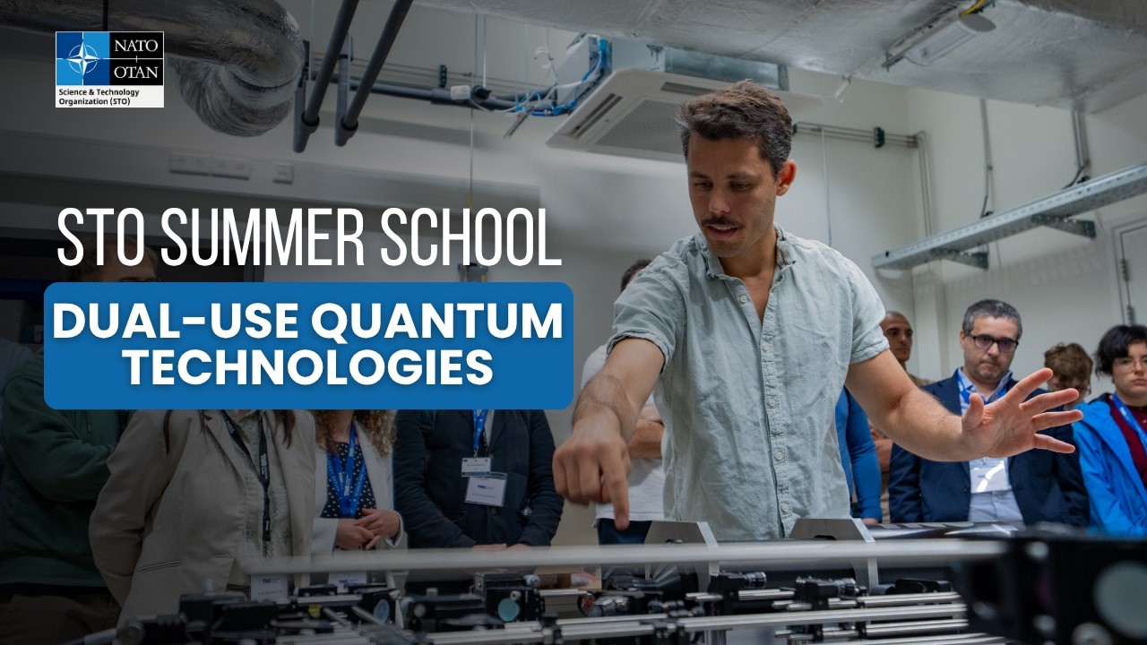 Video thumbnail: STO Summer School: Dual-use quantum technologies